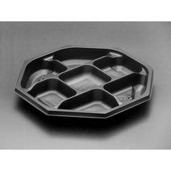 リスパック 饗膳 八角20 中皿7 黒