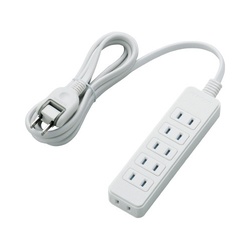 ＯＡタップ　２Ｐ　６個口　２ｍ　シャッター付