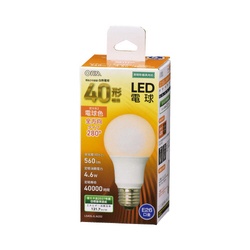 ＬＥＤ電球　Ｅ２６　４０形相当　電球色