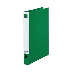 レバーリングファイル背幅３３ｍｍ　Ａ４縦　緑×１０