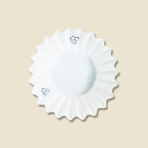 【廃番商品】ナニワ紙工 フィルムケース PETカップケース 5F ホワイト 1本(500枚入)