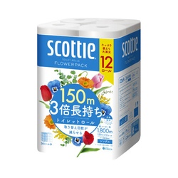 スコッティフラワー３倍長持ち１２ＲシングルＸ４
