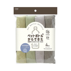 ＳＢ−１０３　ＰＥＴマイクロファイバークロス４枚