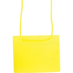 カラーイベント名札（名刺サイズ）　黄　３００個入