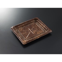 中央化学 軽食容器 CT 葵 15-13A せとBR-BK 本体