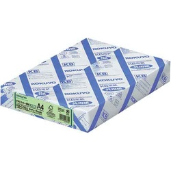 ＰＰＣカラー用紙共用紙ＦＳＣ認証Ａ４　５００枚　緑