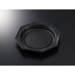 中央化学 軽食容器 TA オクタル 22-22 BK 本体