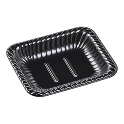 エフピコ オードブル容器 ティアラ角皿17-14 本体 エコ黒