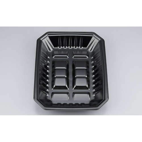 発泡トレー 新L筏20-26-37 黒 シーピー化成