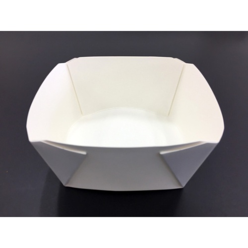 弁当容器 K-M 正方形紙 ホワイト トレー 東罐興業