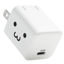 ＵＳＢ　Ｔｙｐｅ−Ｃ　充電器　小型　しろちゃん