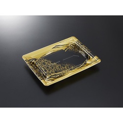 中央化学 寿司容器 鮮鋭 6-2 ことほぎBK 本体