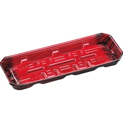 エフピコ 発泡トレー FU-27-10(25) 春慶赤