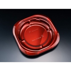 リスパック 軽食容器 バイオデリカ サラエル M21B K-ソワレレッド 本体