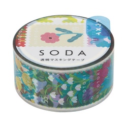 ソーダ　透明マステ（キッテ）