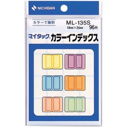 マイタックインデックス　１８×２５　６色　１０袋