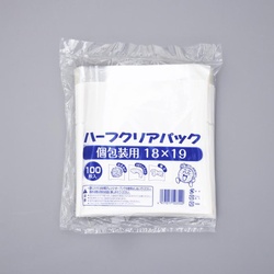 惣菜袋 ハーフクリアパック個包装用 18×19 福助工業