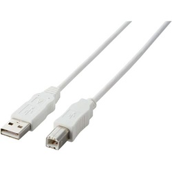 ＵＳＢケーブル（Ａ−Ｂ）　３ｍ　ホワイト