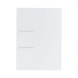 ファスナーファイルクリヤーカラー　Ａ４縦２穴　透明