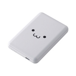 モバイルバッテリー　５０００ｍＡｈ　Ｃ×１　顔