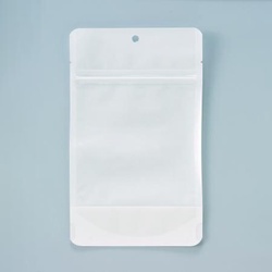 チャック付き袋 CW-3 片面クラフト袋チャック付 白 ベリーパック