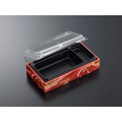 折箱 CWAT 302 黒-ちぎり (ボ) 中央化学