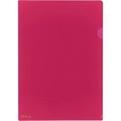 カラークリヤーホルダーＰＰ　Ａ４　紅５枚入