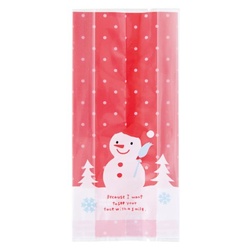 テープ無 OPP袋 スノーマンスイーツパック クリア-2(100枚) ヘッズ