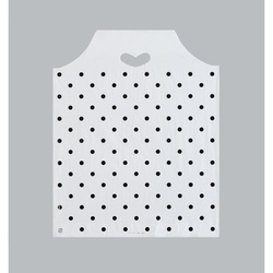 ポリ手提袋 ハートバッグ 水玉 中 福助工業