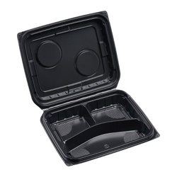 エフピコ 軽食容器 DLV-BOX24-20MSD本体K 黒