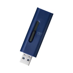 ＵＳＢメモリ　ＵＳＢ３．２　６４ＧＢ　ブルー