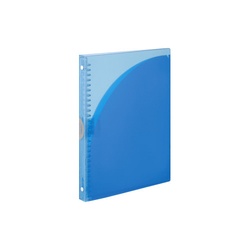 スライドバインダー＜アダプト＞スリム　Ｂ５　水色