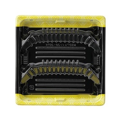 惣菜容器 MSDプレイン20-20TK 金紋黒 エフピコ