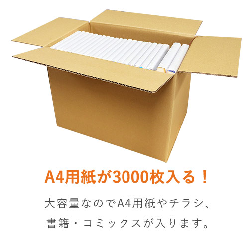 宅配100サイズ】 引っ越し・梱包用 ダンボール箱（A4サイズ