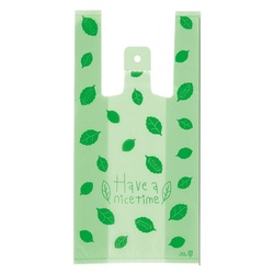 レジ袋 リーフレジバッグ-3(100枚) ヘッズ