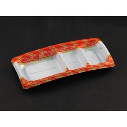 リスパック 軽食容器 バイオデリカ リッジ 22-11B3S-2竜泉赤 本体