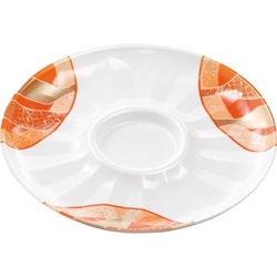 発泡トレー しゃぶしゃぶ255 本体 鮮彩オレンジ エフピコ