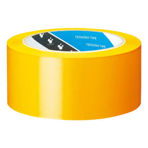 【廃番商品】ラインテープ50mm×20m　オレンジ　【ＴＥＲＡＯＫＡ ラインテープ ＮＯ．３４０ オレンジ ５０ｍｍＸ２０Ｍ】
