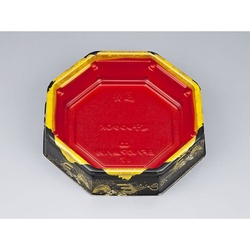 シーピー化成 弁当容器 BFハカマ集八角17 みやこ扇赤 本体(N) 発泡