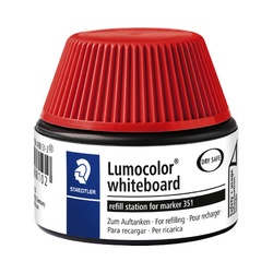 ホワイトボードマーカー用補充インク　ルモカラー　赤