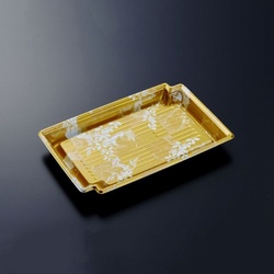 中央化学 刺身容器 CF かく鉢 24-16 みずえ金-BK 本体