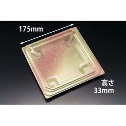 リスパック どんぶり容器 バイオデリカ 枠重 175B 本体 K-しきおり桃