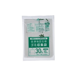 市町村ゴミ袋 会津地区仕様 収集袋 30L 10P ジャパックス