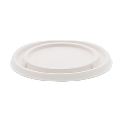HEIKO 食品容器 業務用 バガスペーパーウェア スープカップ用蓋 ホワイト 450ml 50枚/袋