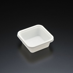 スミ 軽食容器 スーパーレンジK角83 本体 白