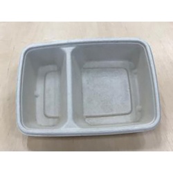 弁当容器 SBT-22.8×16.5cm二区切りパルプトレイ 54oz6×9 シンギ