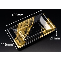 リスパック 寿司容器 万角18-11B らいらく金 本体