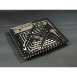 【廃番商品】リスパック オードブル容器 クリーンカップ つどいD21BZ4S 黒 本体