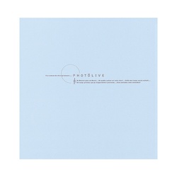 Ｌサイズアルバムフリー台紙　ブルー