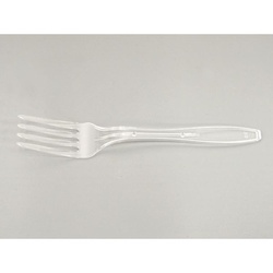 使い捨てフォーク カラーフォーク160mm 透明 バラ ホウケン産業